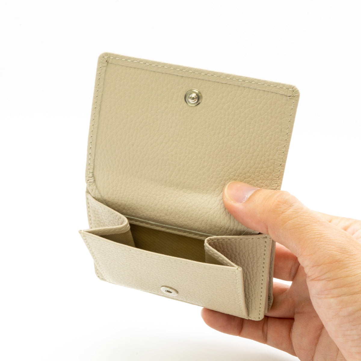 牛革シュリンク ミニウォレット≪三つ折り財布≫【SK003】