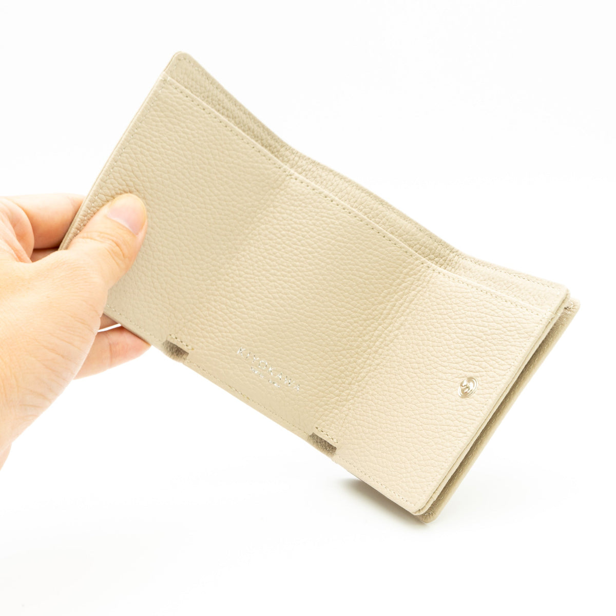 牛革シュリンク ミニウォレット≪三つ折り財布≫【SK003】